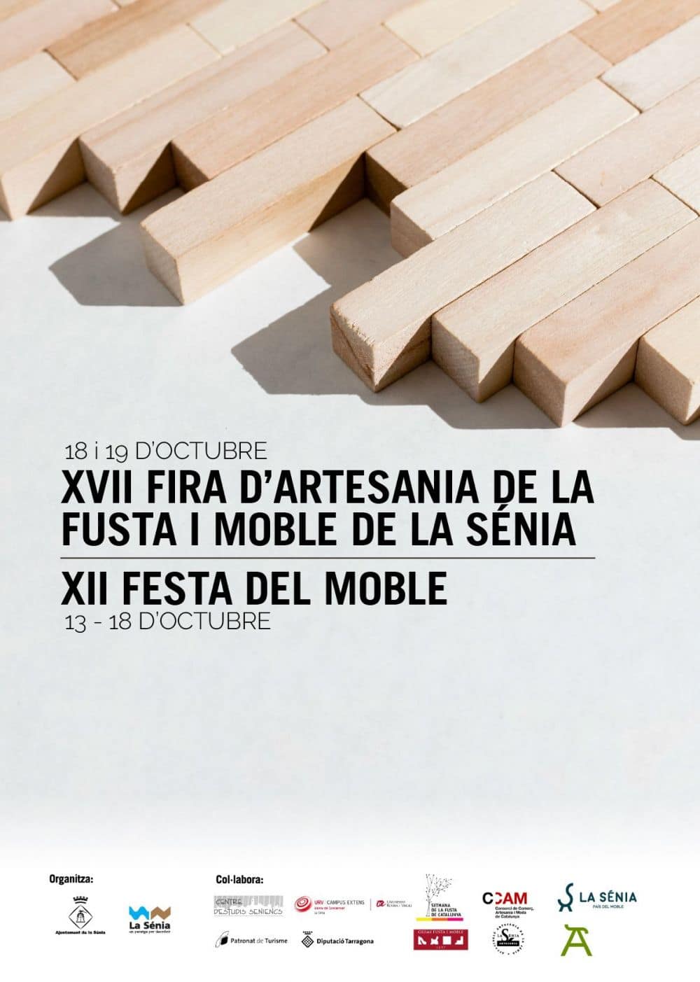 La Sénia vuelve a convertirse en el gran escaparate de la artesanía y el mueble con la XVII Feria de Artesanía de la Madera y la XII Fiesta del Mueble